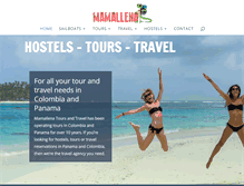 Tablet Screenshot of mamallenatoursandtravel.com